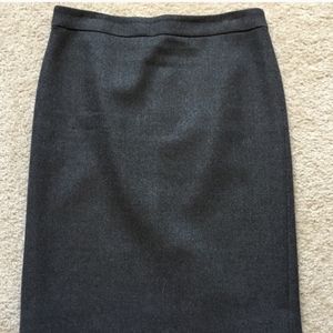 J Crew Wool No 2 Pencil Skirt